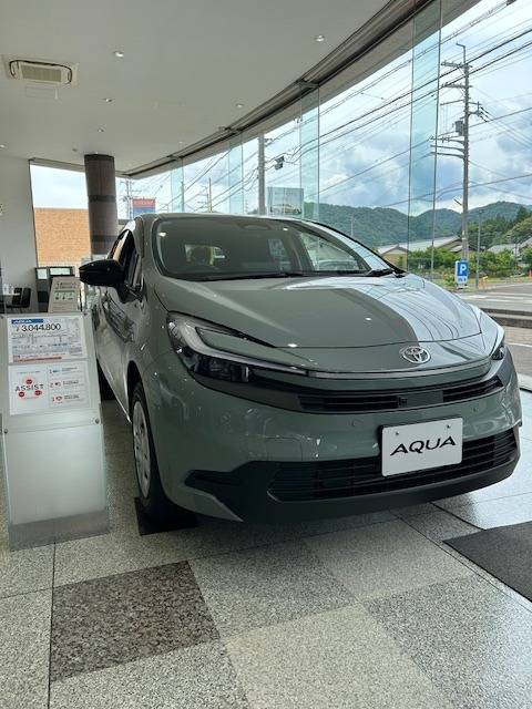 新型アクア　スタイリッシュ　外観