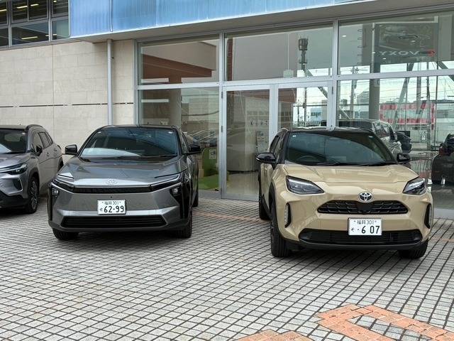 ネッツトヨタ福井中央店　bZ4X　ヤリスクロストヨタ　トヨタ正規ディーラー