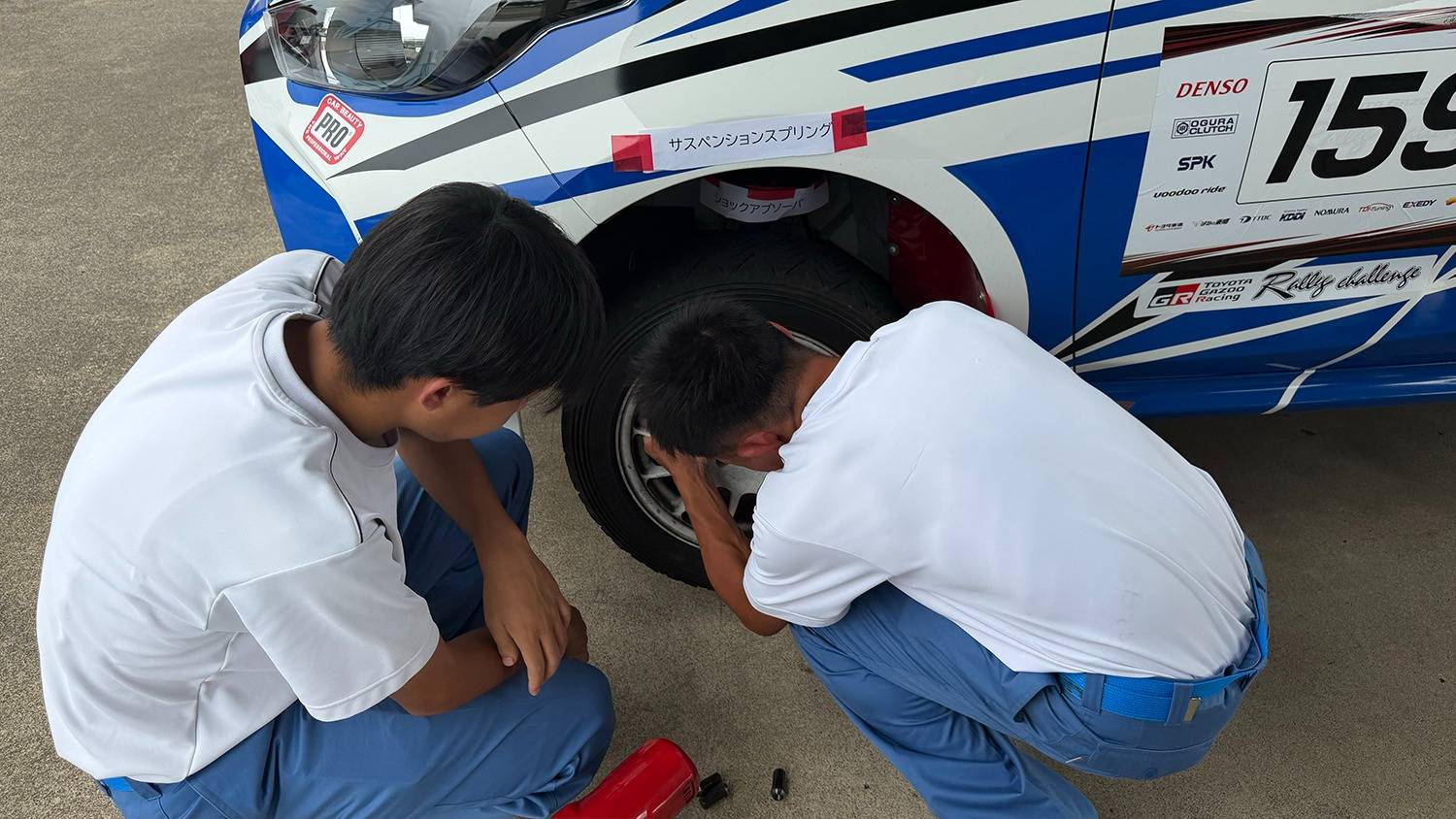 福井県立坂井高等学校　福井県立若狭東高等学校　タカスサーキット　実走行体験講習　ヤリス　ヤリスカップカー　GRヤリス
