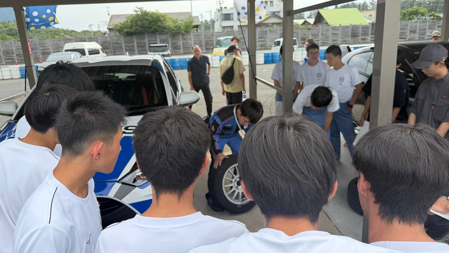 福井県立坂井高等学校　福井県立若狭東高等学校　タカスサーキット　実走行体験講習　ヤリス　ヤリスカップカー　GRヤリス