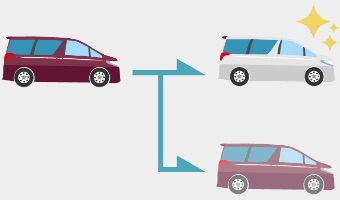 契約満了後は、新しい車に乗り換えるか、返却するだけ