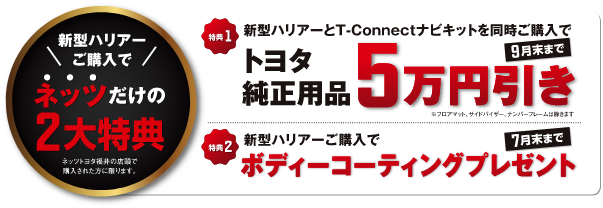ネッツトヨタ福井限定